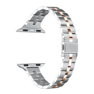 Posh Tech Sophie Stainless Steel Band for 38mm Apple Watch - Silver/Rose Gold